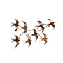 Wallity Flying Birds 3 Escultura de pared de metal Multicolor